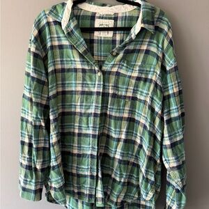 American Eagle Green Flannel